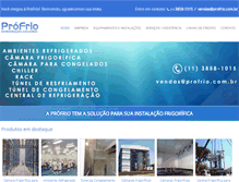 Tablet Screenshot of profrio.com.br